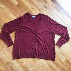 Maroon Cardigan